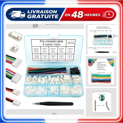 Kit connecteurs jst 54 mm - jst-xh, 2,54