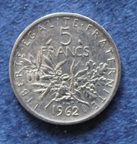 Pièce francs semeuse - de, 5