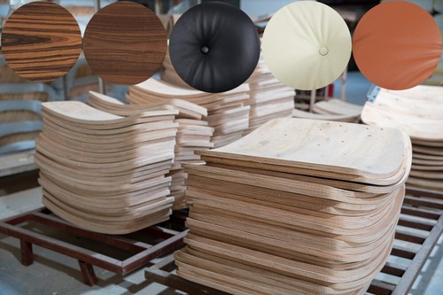 Genuine leather eams lounge - leather,