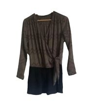 IKKS Women Combishort NOIR ET Kaki