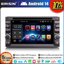Android 14 64GO 8-Core 2 Din Autoradio GPS DVD Stéréo BT 5.0 DAB+TNT DSP CarPlay
