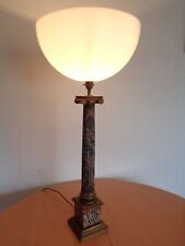 ancienne grande lampe colonne