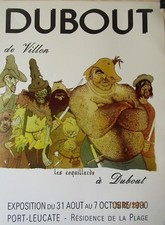 Affiche - DUBOUT - Expo Villon