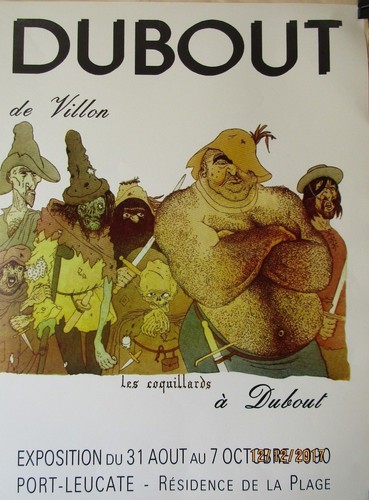 Affiche dubout expo villon - affiche,
