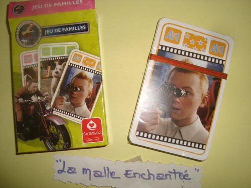 Tintin jeu cartes qui - 32,