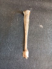 Pince À Sucre Art Déco En Métal Argenté S.F.A.M. L 13cm