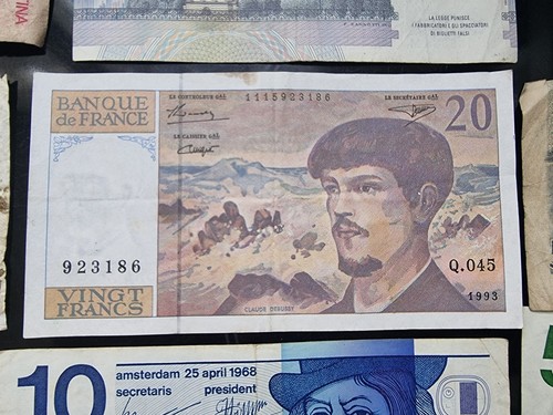 Billet francs debussy - billet, 20