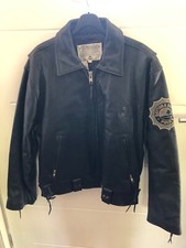 blouson cuir moto  homme police DAYTONA