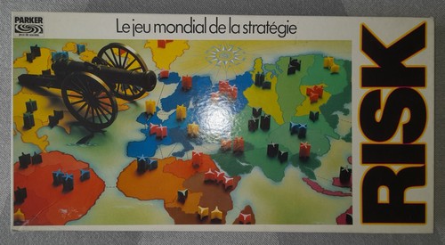 Jeu société vintage risk - jeu,
