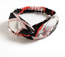 Serre-tête NOIR ROUGE ROSE