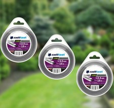 Fil de coupe carré avec noyau 15 m ALU 2.0-3.0 mm