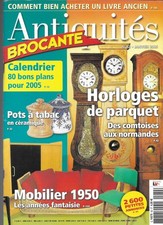 Horloges parquet/Mobilier 1950/Pots à tabac/Acheter livre ancien/Pare-étincelles