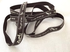 HERMÈS PARIS RUBAN BOLDUC 2012 LE TEMPS DEVANT SOI THE GIFT OF TIME MARRON 73cm