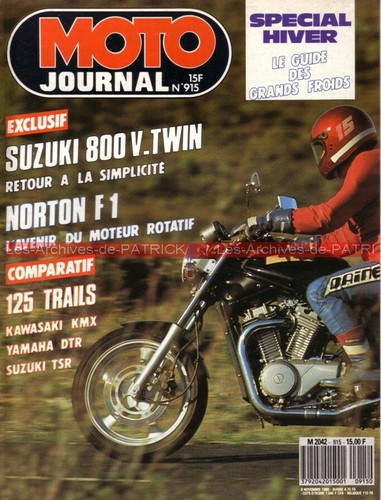 Moto journal 915 suzuki - , tsr