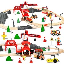 87 Pièces Circuit Train en