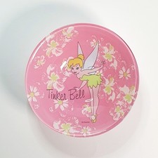 Assiette La Fée Clochette Tinker Bell Ancien Disney verre rose Duralex Luminarc