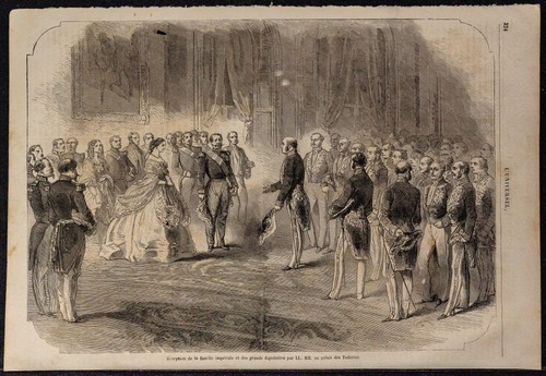 1863 réception de la - 1863,