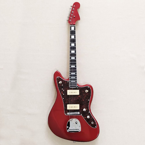 Red jazzmaster electric guitar - red,