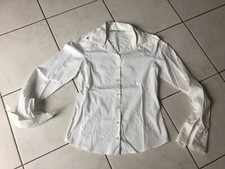 Chemise ANNE FONTAINE taille 38 coton blanc double Col