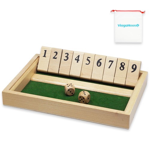 Shut the box jeu - box, de