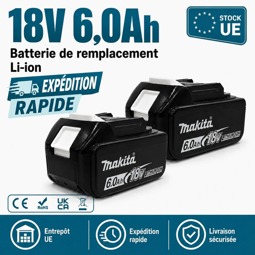 Batterie 18v 6ah - li-ion, lxt