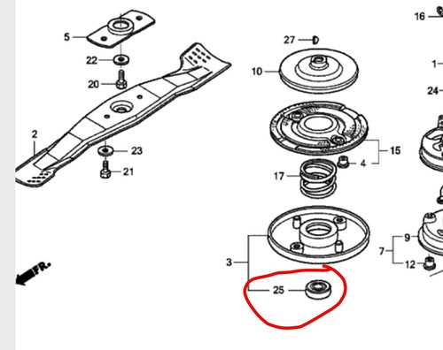 Honda roto stop butée - roto-stop,