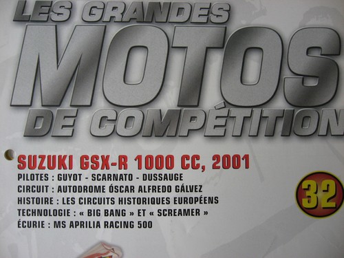 Fascicule moto serie 1 - gp,