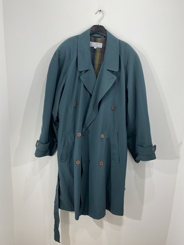Trench yves saint laurent bleu - trench,