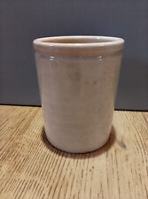 Ancien pot à confiture terre cuite émaillée