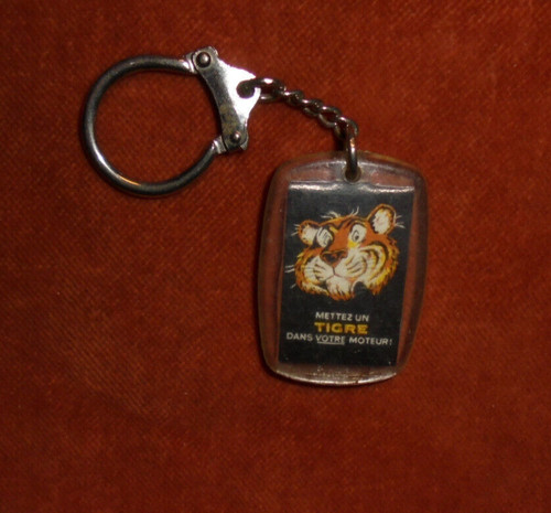 Porte clés tête tigre esso - tigre,