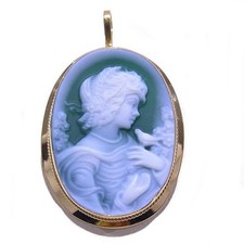Broche/pendentif camée en