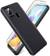 ANTICHOC COQUE pour Samsung A21s,A41,A51,A12,A31,A10,A20e + VERRE TREMPE Ecran