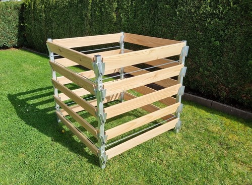 Composteur bois aluminium x - bois,