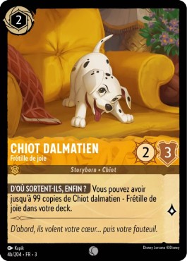 Lorcana chiot dalmatien - -,