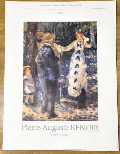 Affiche lithographie renoir - lithographie,