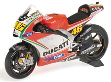 MINICHAMPS 1/12 ROSSI DUCATI DESMOSEDICI GP12 DUCATI MOTO GP TEAM SAISON 2012