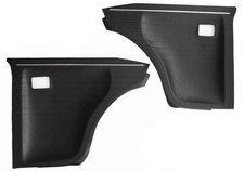 BMW E10 (série 02) - Panneaux latéraux arrière avec moulure, paire, noir,...