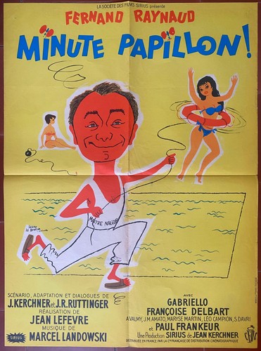 Affiche minute papillon jean - affiche,