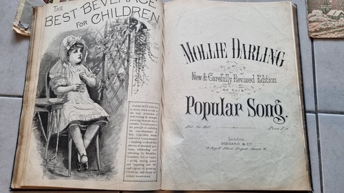 Ancien livre musique relié - ancien,