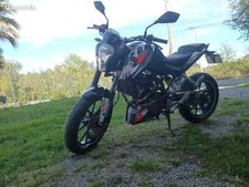 moto, DUKE KTM, 125 cm3, noir, bon état, occasion,                              