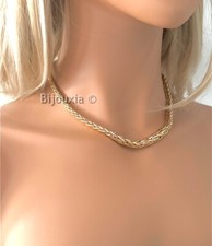 Collier Maille Palmier Plaqué