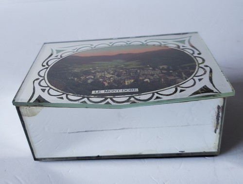 Boîte bijoux miroir - boîte,