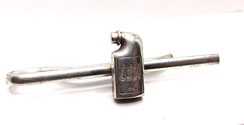 Pince cravate argent massif - argent,