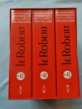 Dictionnaire Historique De La Langue Francaise   COFFRET 3 VOlUMES LE ROBERT TBE