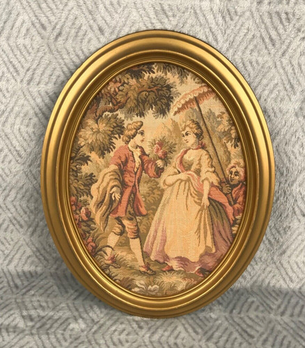 Ancien canevas tapisserie - ancien,