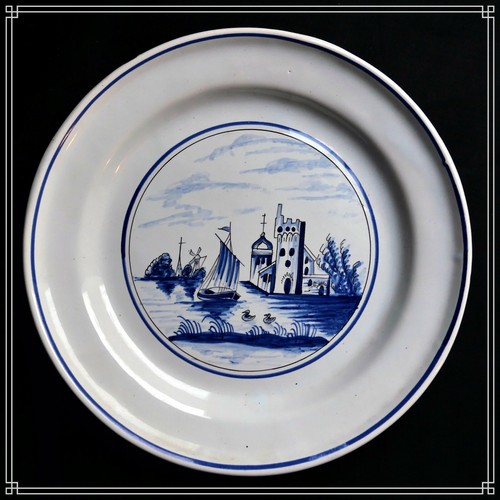 Elegante assiette faience - en,