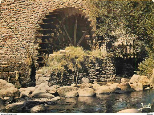 Carte postale moulin à eau - -,