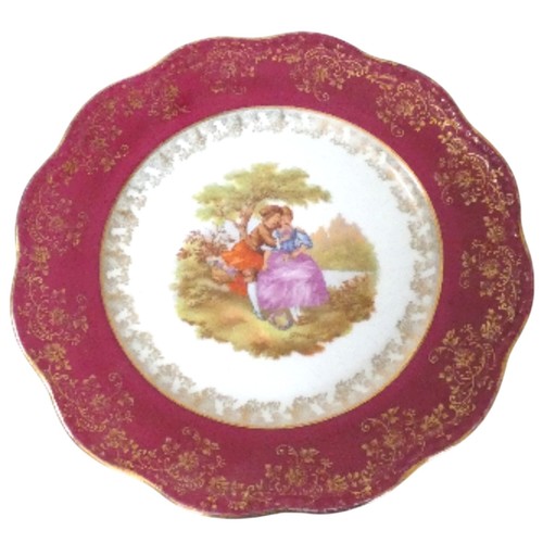 Assiette décorative - , en