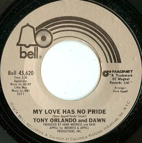 Tony orlando and dawn - and, 45