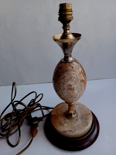 Ancien pied lampe - de, en